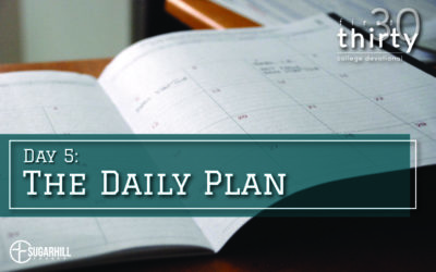 Day 5 – The Daily Plan